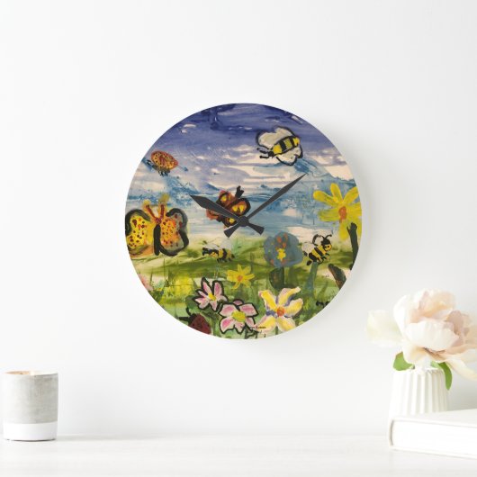 Schattigee Kinderen Kunst Grote Klok (Huis)