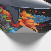 Schattigee kinderhaai cadeaupapier (Hoek)