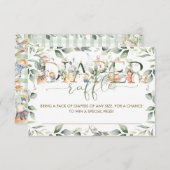 Schattigee kinderkamer rijm groen luier Raffle Kaa Kaart (Voorkant / Achterkant)