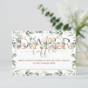 Schattigee kinderkamer rijm groen luier Raffle Kaa Kaart