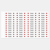 Schattigee kinderlieveheersbeestjes strijken op la labels (Vel)