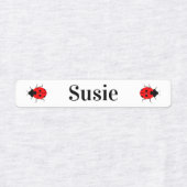 Schattigee kinderlieveheersbeestjes strijken op la labels (Design 2)