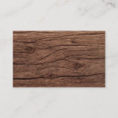 Schattigee Kinderopvang Kinderopvang Bos Dieren Visitekaartje (Achterkant)