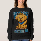 Schattigee King Golden Retriever Unisex Man Vrouw Trui (Voorkant)