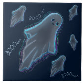 Schattigee KiniArt Ghost Tegeltje (Voorkant)