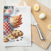 Schattigee kip bakken koekjes grappig citaat theedoek (Quarter Fold)