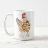 Schattigee Kip Mok Waterverf Bloemen (Links)