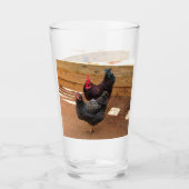 Schattigee kippen - Boerderij Life-serie - Glazen  (Voorkant)