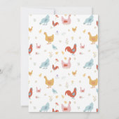 Schattigee kippen en Baby kippen Bedankkaart (Achterkant)