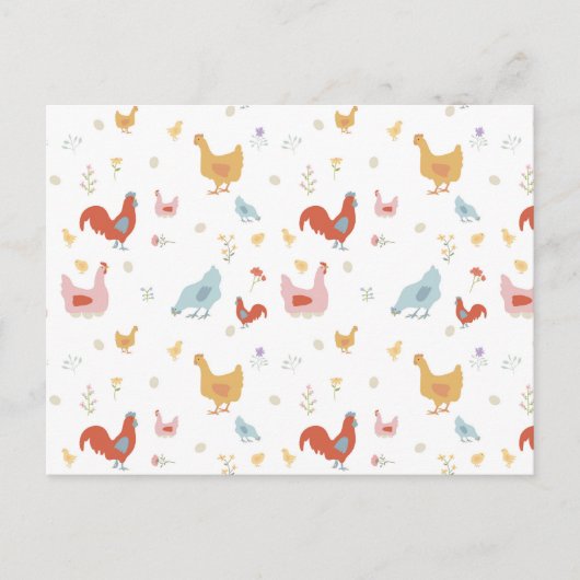 Schattigee kippen en Baby kippen Feestdagenkaart (Voorkant)