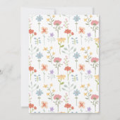 Schattigee kippen en kuiken meisje eerste verjaard kaart (Achterkant)