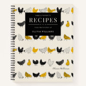 Schattigee kippen Favoriete recepten Familiefoto Notitieboek (Voorkant)