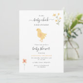 Schattigee kippen Kippen Kippen Uitgekomen Baby sh Kaart (Staand voorkant)