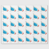 Schattigee kippen waterverf Art Cadeaupapier (Vlak)