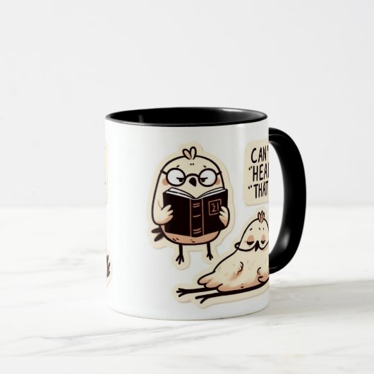 Schattigee kippenjournaal - "Kan dat niet genezen" Mok (Voorkant rechts)