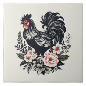 Schattigee kippenliefhebbers Land Tegeltje (Voorkant)