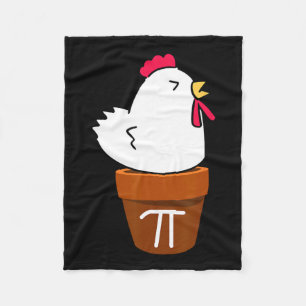 Schattigee Kippot Pie Funny Wiskunde Pun Pi Symboo Fleece Deken