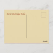 Schattigee kippot taart bericht toevoegen briefkaart (Achterkant)