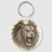 Schattigee kiren sleutelhanger (Voorkant)