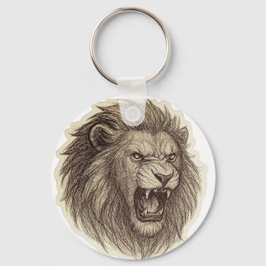 Schattigee kiren sleutelhanger (Voorkant)