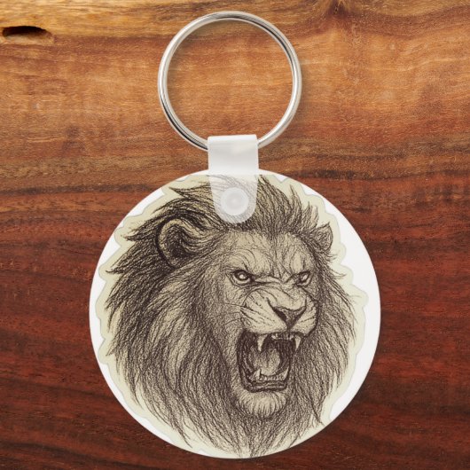 Schattigee kiren sleutelhanger (Voorkant)