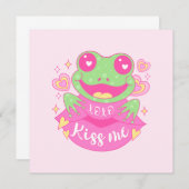 Schattigee Kiss Me Frog - Xoxo (Voorkant / Achterkant)
