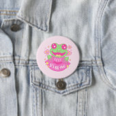 Schattigee Kiss Me Frog - Xoxo Ronde Button 7,6 Cm (In situ)