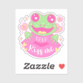 Schattigee Kiss Me Frog - Xoxo Sticker (Vel)