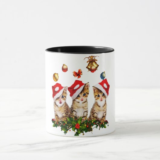 Schattigee Kitte Cat Lovers Gift voor Vriend Graph Mok (Midden)