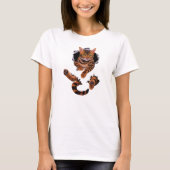 Schattigee Kitte Cat Lovers Gift voor Vriend Graph T-shirt (Voorkant)