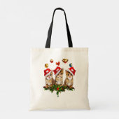 Schattigee Kitte Cat Lovers Gift voor Vriend Graph Tote Bag (Achterkant)