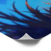 Schattigee kitten achtervolgd door een ufo poster (Hoek)