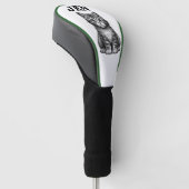 SCHATTIGEE KITTEN CAT ART CUSTOM Golf Head Hoesje Golfheadcover (Schuin)