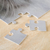 Schattigee Kitten Cat Art Puzzel Grijs Kat Legpuzzel (Zijkant)