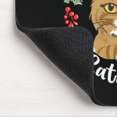 Schattigee Kitten Cat Christmas Santa Hat Meowy Ca Muismat (Hoek)