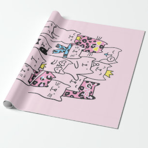 Schattigee kitten cattitude Kattenliefhebbers ca Cadeaupapier
