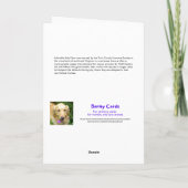 Schattigee kitten De kat is mijn favoriete Valenti Kaart (Achterkant)