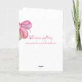 Schattigee kitten en ballonnen - Happy Birthday Ka Kaart (Achterkant)