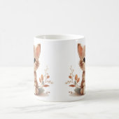 Schattigee Kitten en Bloemen Mok (Center)