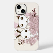 Schattigee Kitten en Bunny Dierenvrienden Meisjes Case-Mate iPhone Case (Achterkant)