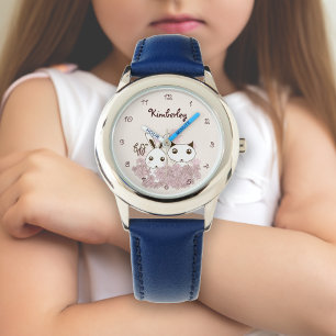 Schattigee Kitten en Bunny Dierenvrienden Meisjes  Horloge