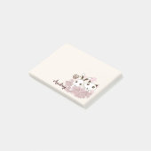 Schattigee Kitten en Bunny Dierenvrienden Meisjes Post-it® Notes (Schuin)