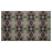Schattigee kitten gespiegeld polyester poplin stof (Fat Quarter)