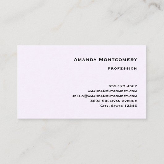 Schattigee kitten in een theekopje met harten visitekaartje (Achterkant)