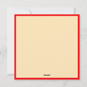 Schattigee Kitten in Santa Hat Red Retro Feestdagenkaart (Achterkant)