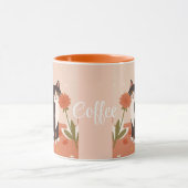Schattigee Kitten Kattenkoffie gepersonaliseerd Mok (Midden)