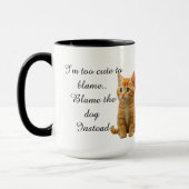 Schattigee Kitten Keramische Mok (Links)