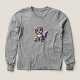 Schattigee Kitten Kinder Lange Mouw Shirt