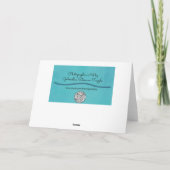 Schattigee kitten kunst mis je denken kaart (Achterkant)