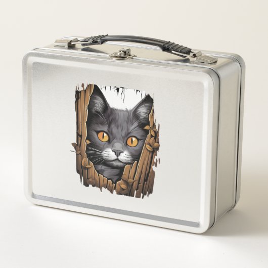 Schattigee kitten looks van gescheurde stof - Cats (Voorkant)